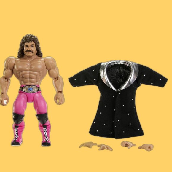 WWE Superstars RAVISHING RICK RUDE Retro Series 5 Mattel Action Figure 5.91 NEW - Picture 2 of 9